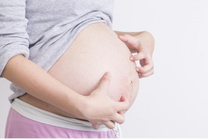 Зуд кожи живота при беременности