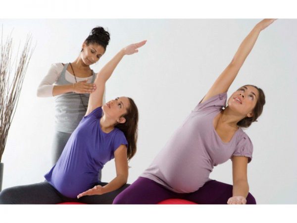 беременные делают упражнения