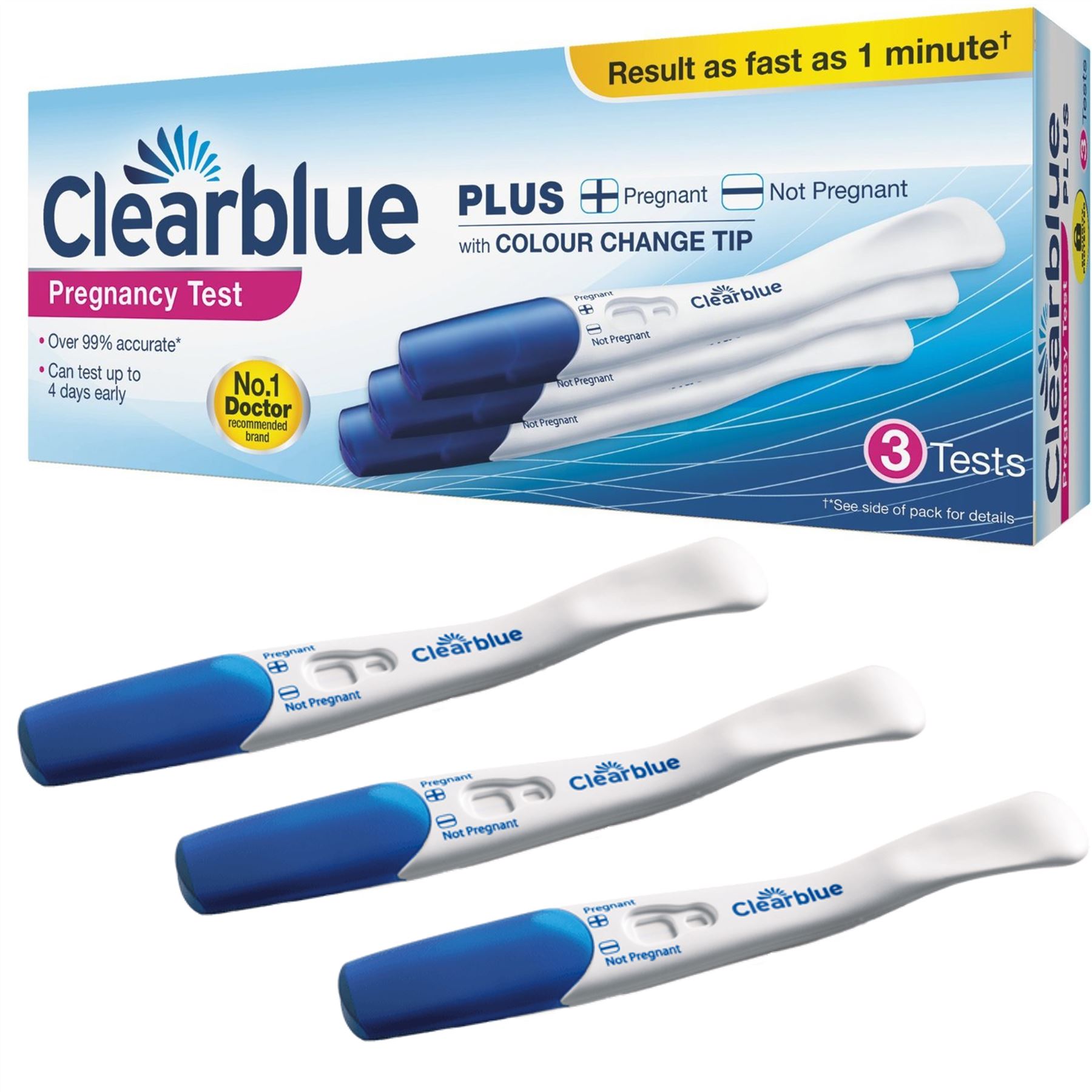 Clearblue тест на беременность результат