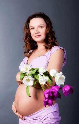 Форма живота беременной на 35-й неделе