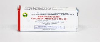 иммуноглобулин антирезусный