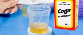 Тест на беременность с содой и мочой