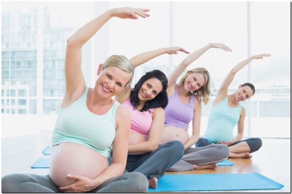 группа йоги для беременных