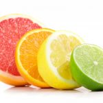 Половинки цитрусовых фруктов