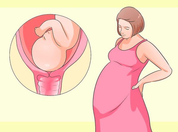 Беременная женщина и ребёнок в матке